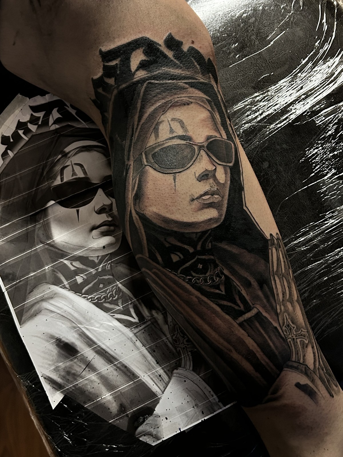 Tatuagem autoral de Gabriel Paulini - trabalho 3
